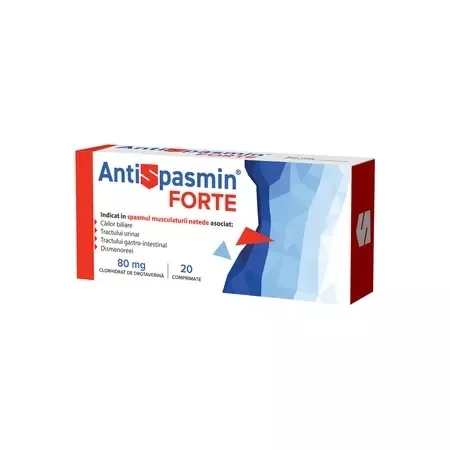 Antispasmin Forte 80mg, 20cpr, Biofarm — preț și oferte