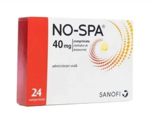 No-Spa 40mg, 24 comprimate, Sanofi