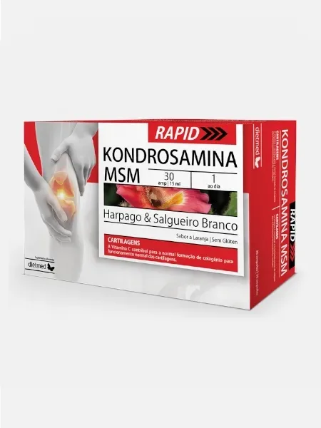 Kondrosamina MSM Rapid 15ml, 30 fiole, Dietmed — preț și oferte