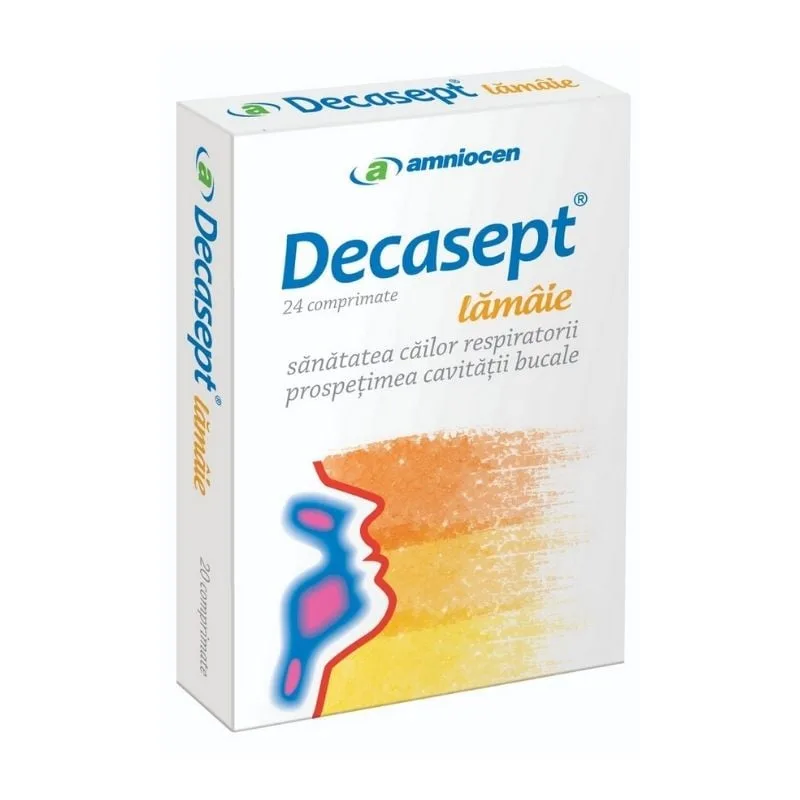 Decasept lamaie, 24 comprimate, Amniocen — preț și oferte