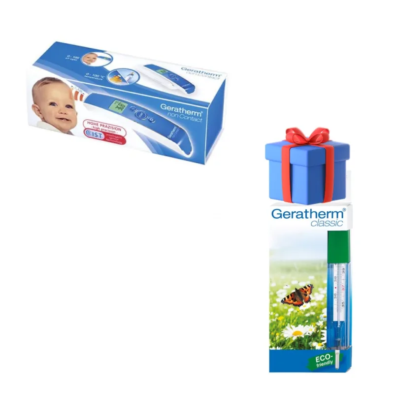 Termometru non contact+Termometru Classic cadou, Geratherm GERATHERM MEDICAL — preț și oferte