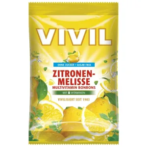 Lămâie Multivitamine, dropsuri, 60g, Vivil