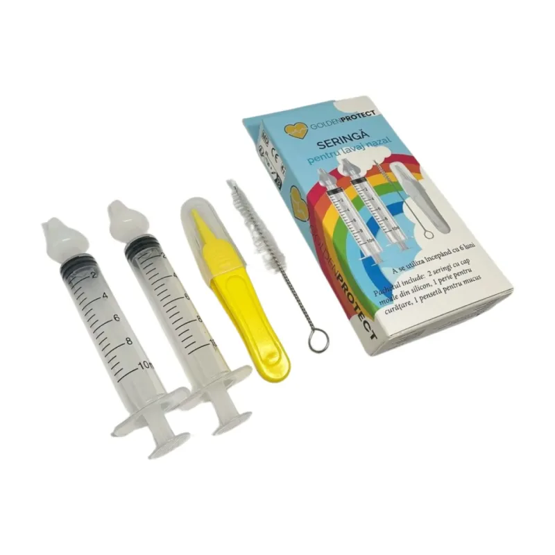KIT lavaj nazal seringa, Golden Protect — preț și oferte