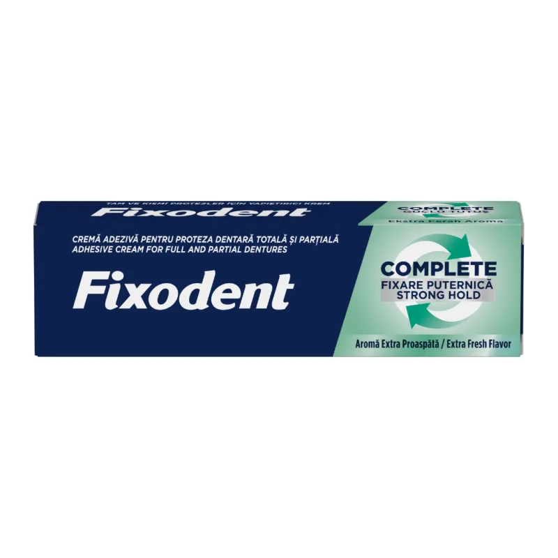 Crema adeziva Complete Extra Fresh, 47g, Fixodent — preț și oferte