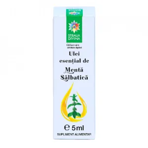 Ulei esential de menta salbatica, 5ml, Steaua Divina