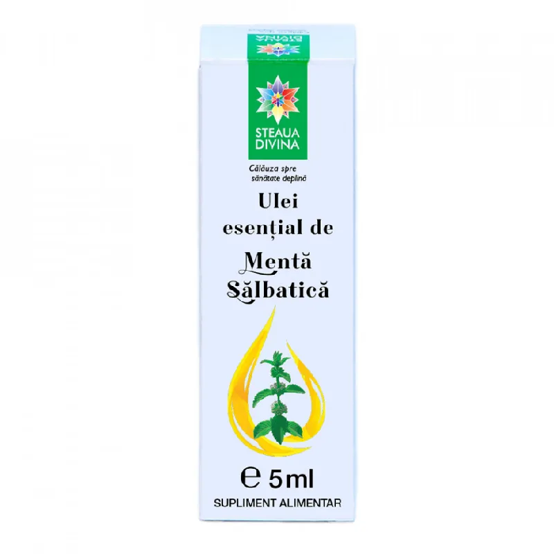 Ulei esential de menta salbatica, 5ml, Steaua Divina — preț și oferte