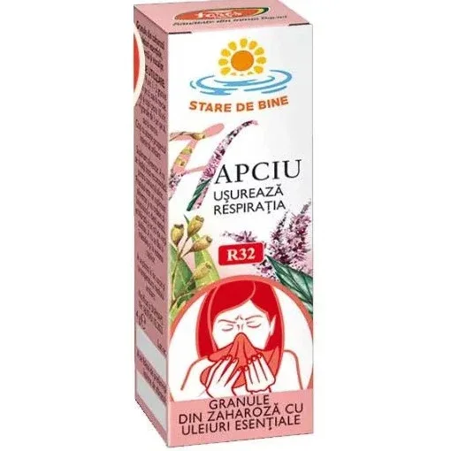 Hapciu usureaza respiratia, granule R32, 4gr, Fares — preț și oferte