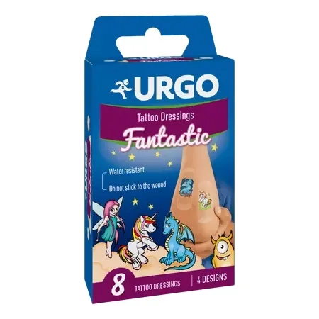 Plasturi pentru copii Fantastic Tattoo, 8 bucati, Urgo — preț și oferte