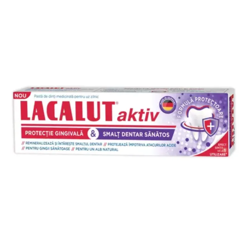 Pasta de dinti Aktiv Enamel, 75 ml, Lacalut ZDROVIT — preț și oferte