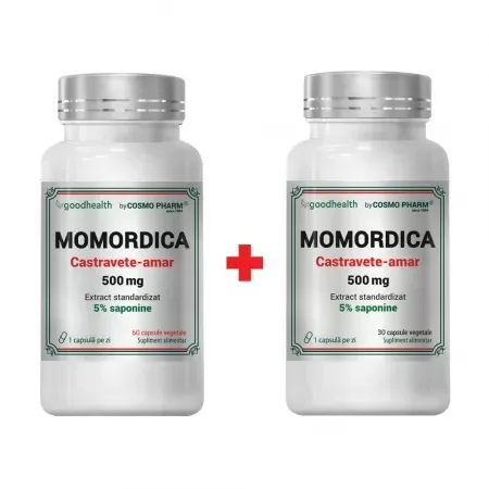 Pachet Momordica, 500mg, 60 + 30 capsule cadou, Cosmopharm — preț și oferte