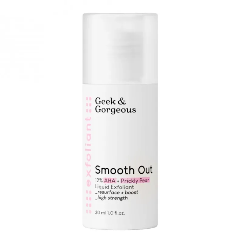 Lotiune exfolianta Smooth Out, 30 ml, Geek & Gorgeous — preț și oferte