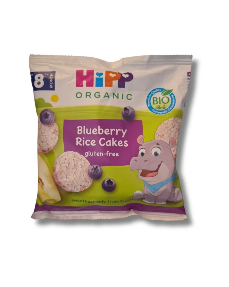Rondele expandate cu orez si afine, 30g, Hipp HIPP GMBH — preț și oferte