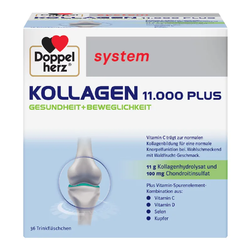 Kollagen 11.000 Plus, 36 flacoane unidoza, Doppelherz — preț și oferte