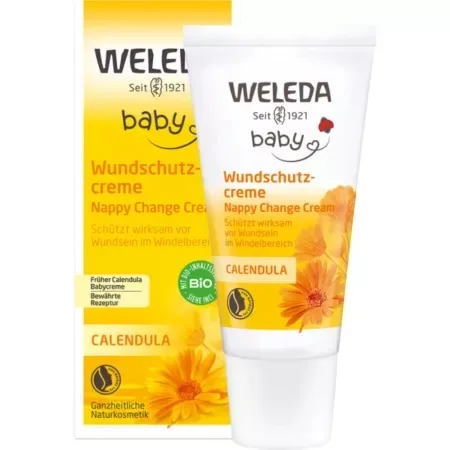 WELEDA Baby Crema cu galbenele zona scutec, 30ml — preț și oferte