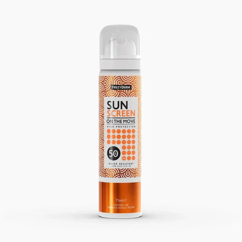 Spray mist cu protectie solara SPF50 Sun Screen On The Move, 75ml, Frezyderm — preț și oferte