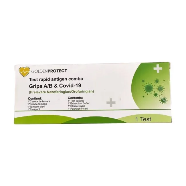 Test combo Gripa A/B + Covid 19, 2 in1, Golden Protect — preț și oferte