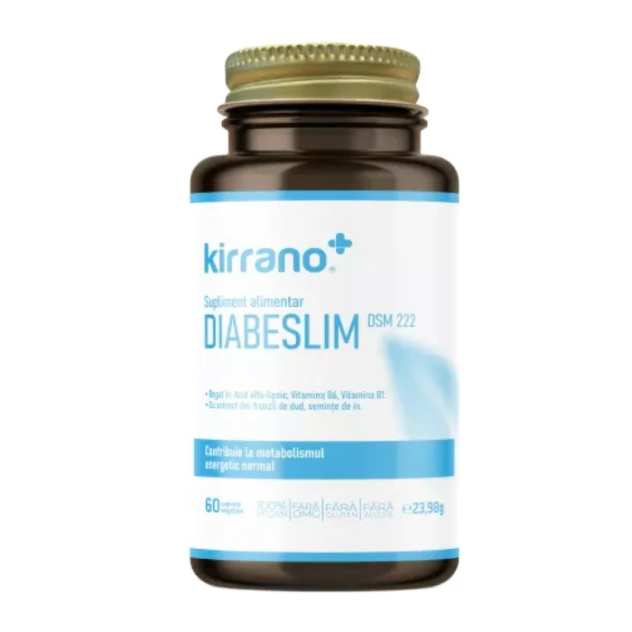 DiabeSlim DSM222, 60 capsule, Kirrano — preț și oferte