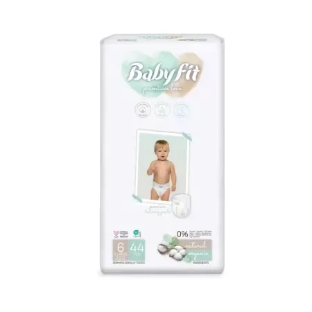 Scutece Bio tip chilot nr. 6 XL, 15-25kg, Jumbo, 44 bucati, 743, Babyfit — preț și oferte
