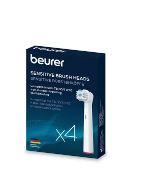 Rezerve perie dinti electrica TB30/50 Sensitive, 4 bucati, Beurer