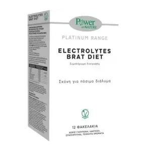 Electrolytes Brat Diet Platinum, 12 plicuri, Power of Nature