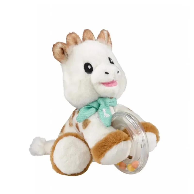 Jucarie de plus cu bilute zornaitoare Girafa Sophie, +0luni, 010342, Vulli — preț și oferte