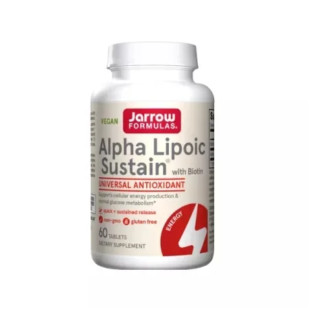 Alpha Lipoic Sustain 300mg, 60 tablete, Jarrow Formula Jarrow Formulas — preț și oferte