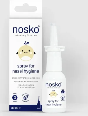 Spray nazal izotonic +3luni, 100ml, Nosko