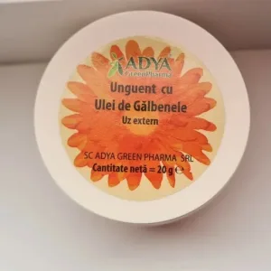 Unguent cu ulei de galbenele, 20g, Adya Green Pharma