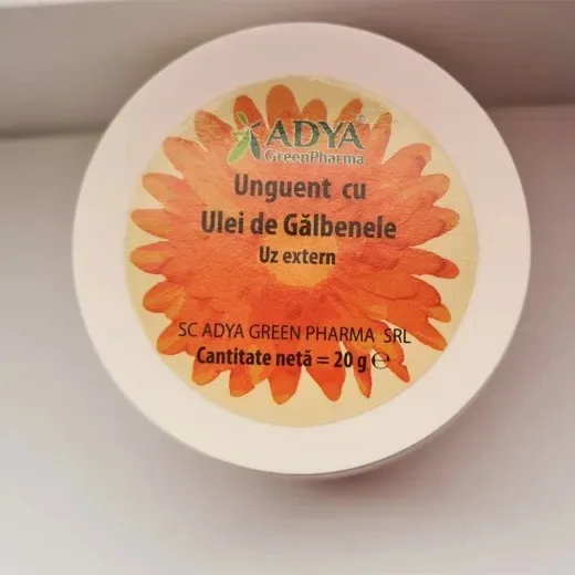 Unguent cu ulei de galbenele, 20g, Adya Green Pharma — preț și oferte