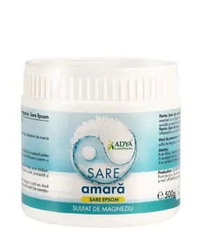 Sare amara Epsom, 500g, Adya Green Pharma