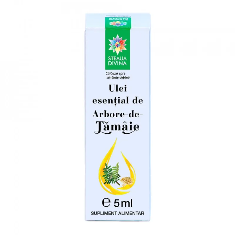Ulei esential de arbore de tamaie, 5ml, Steaua Divina — preț și oferte