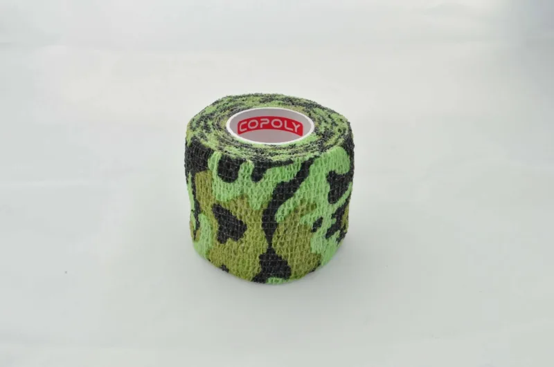 Bandaj autoadeziv 5cm x 4,5m, verde camuflaj, Copoly — preț și oferte