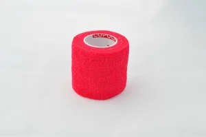 Bandaj autoadeziv 5cm x 4,5m, rosu, Copoly