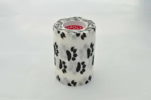 Bandaj autoadeziv 7,5cm x 4,5m, alb Paws, Copoly
