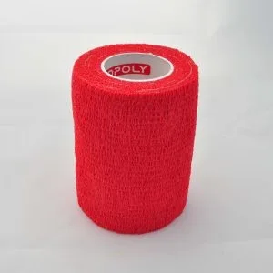 Bandaj autoadeziv 7,5cm x 4,5m, rosu, Copoly — preț și oferte