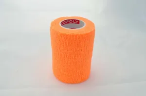Bandaj autoadeziv 7,5cm x 4,5m, portocaliu, Copoly