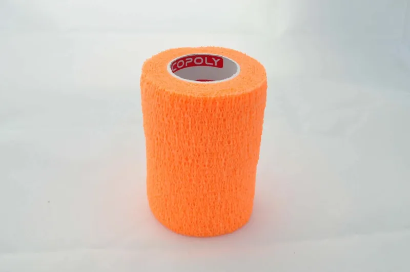 Bandaj autoadeziv 7,5cm x 4,5m, portocaliu, Copoly — preț și oferte