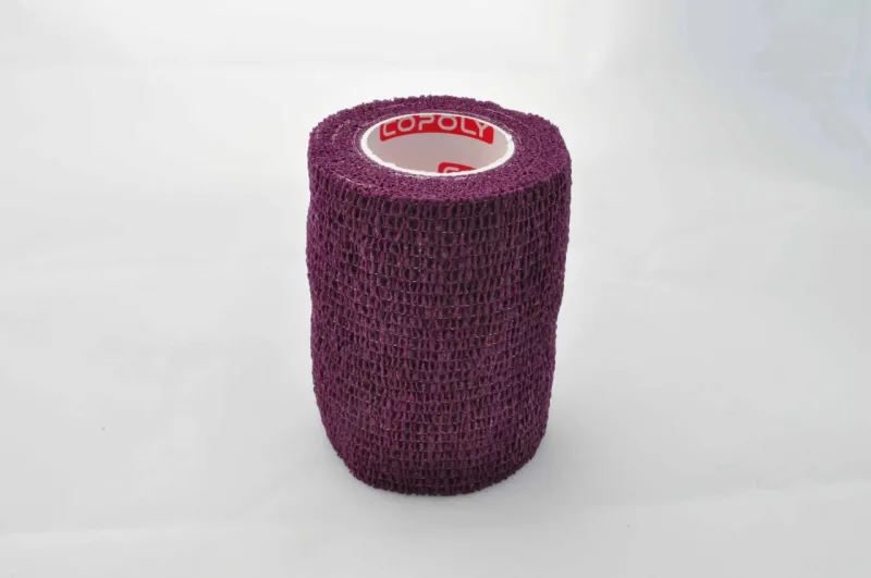 Bandaj autoadeziv 7,5cm x 4,5m, violet-burgundy, Copoly — preț și oferte