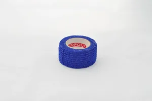 Bandaj autoadeziv 2,5cm x 4,5m, albastru, Copoly