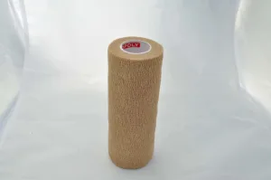 Bandaj autoadeziv 15cm x 4,5m, alb-bej, Copoly