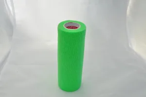 Bandaj autoadeziv 15cm x 4,5m, verde, Copoly