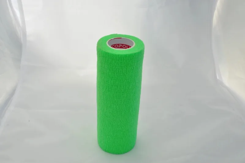 Bandaj autoadeziv 15cm x 4,5m, verde, Copoly — preț și oferte