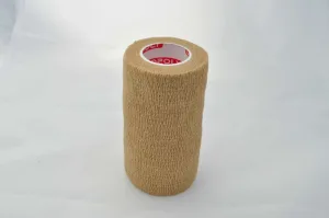 Bandaj autoadeziv 10cm x 4,5m, alb-bej, Copoly