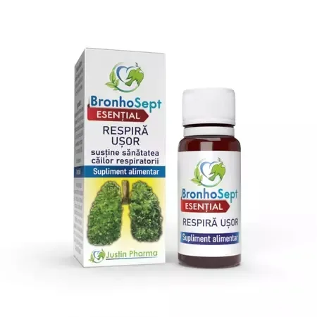 BronhoSept ulei Respira usor, 10ml, Justin Pharma — preț și oferte