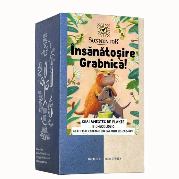 Ceai Insanatosire Grabnica Bio, 18 plicuri, Sonnentor — preț și oferte
