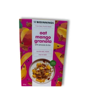 Granola cu ovaz si mango, 200g, The Beginnings