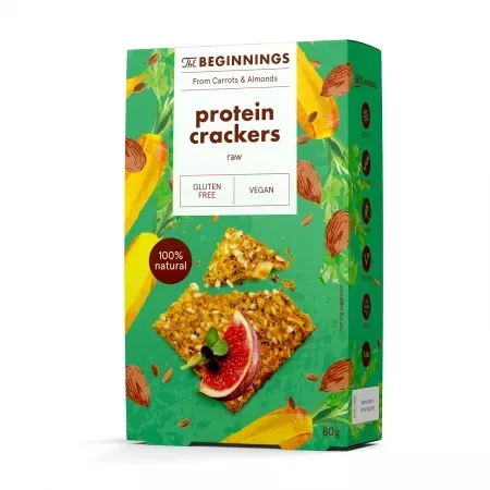Crackers proteici, 80g, The Beginnings — preț și oferte