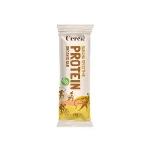Banana Smoothie, baton proteic, 45g, Cerea