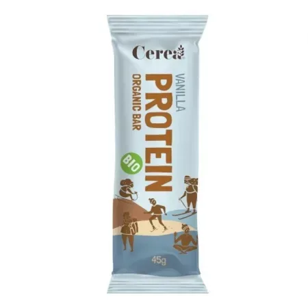 Baton proteic bio fara gluten, Vanilie, 45g, Cerea — preț și oferte