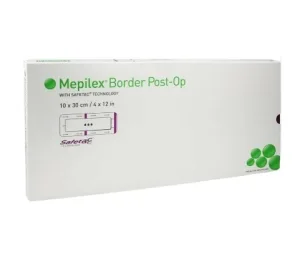 Pansament Mepilex border Post-Op 10 x 30cm, 1 bucata, Molnlycke